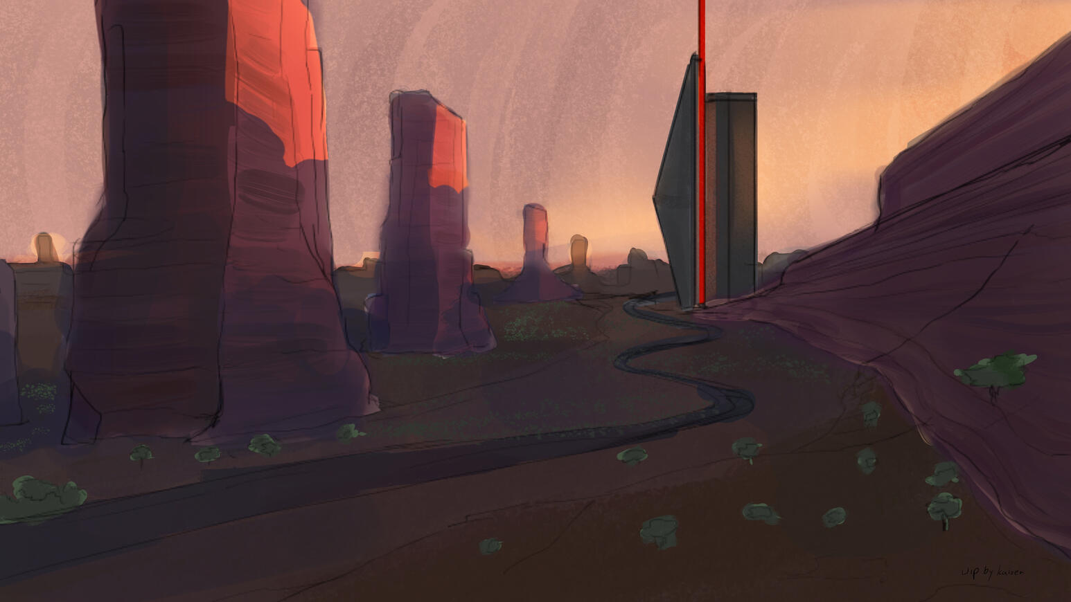 Concept "Canyon" for Client