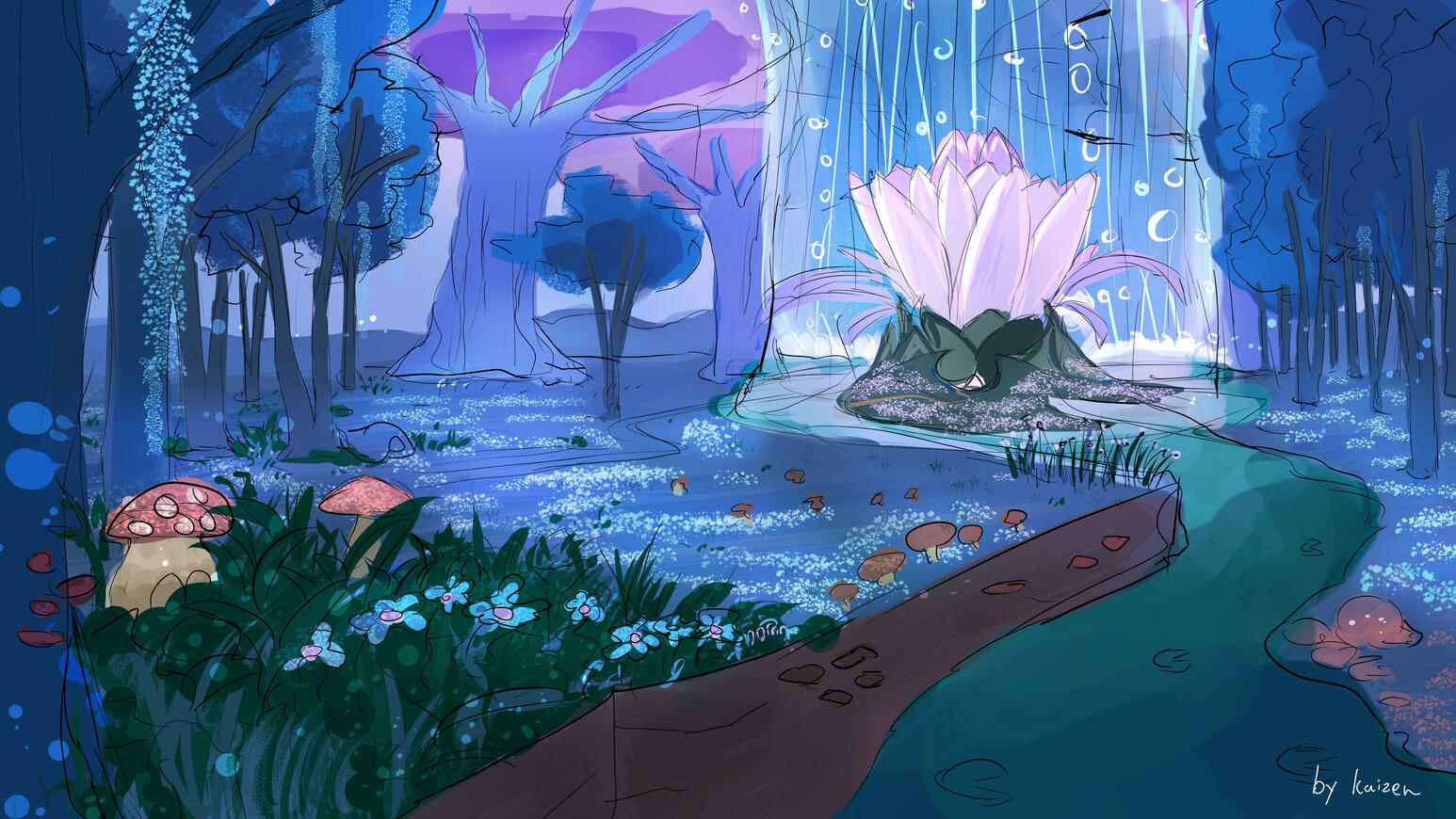 Concept "Rainforest" for Client